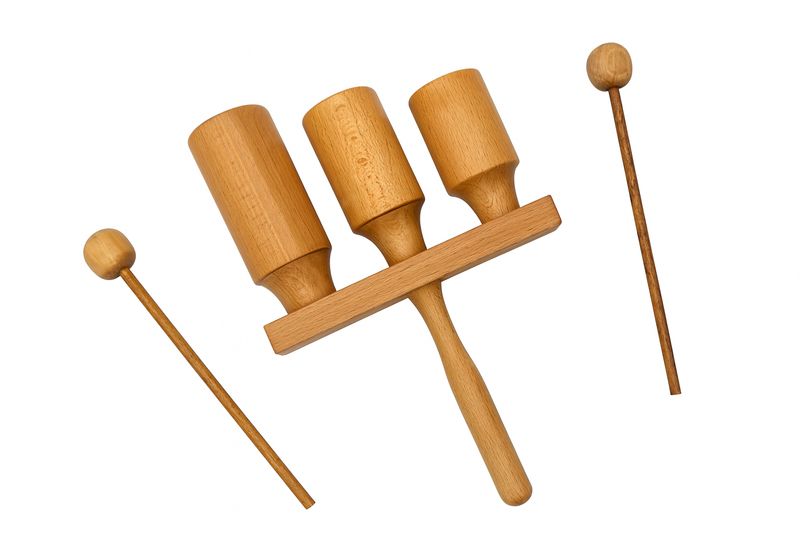 Three-tone Guiro With Mallet