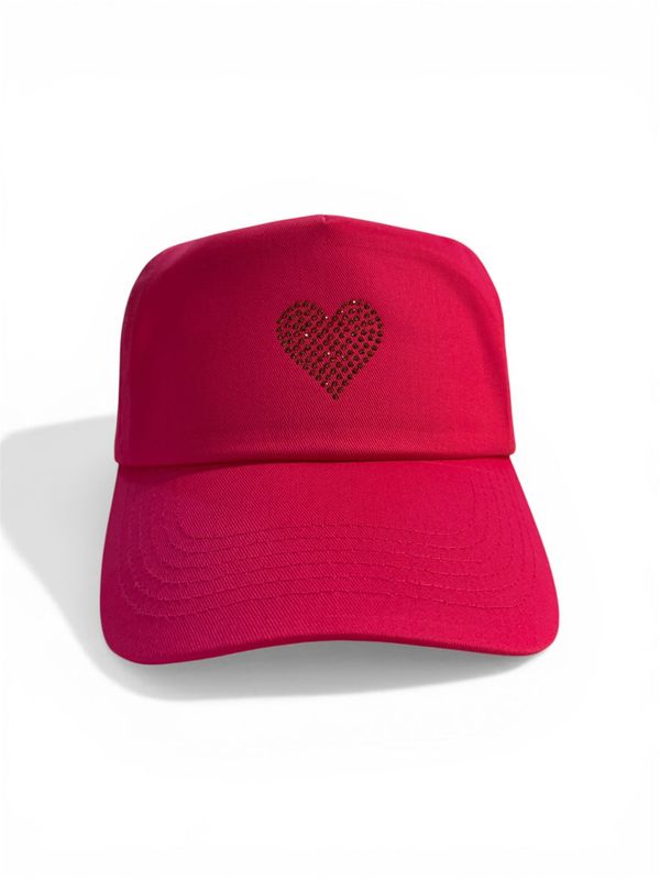 Cap 5 Panel mit Swarovski Herz