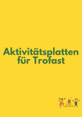 Aktivitätsplatten für Trofast