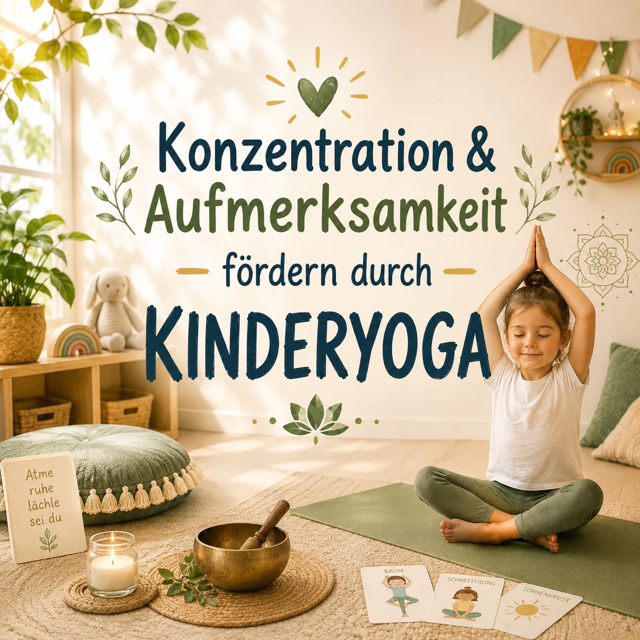 Konzentration & Aufmerksamkeit fördern durch Kinderyoga (2UE) Konzentration & Aufmerksamkeit fördern durch Kinderyoga (2UE)