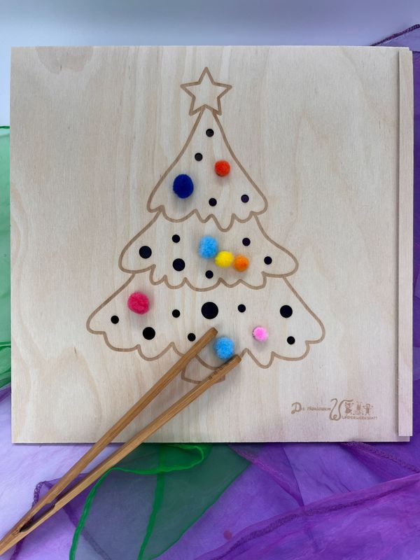 Aktivitätsplatte Weihnachtsbaum