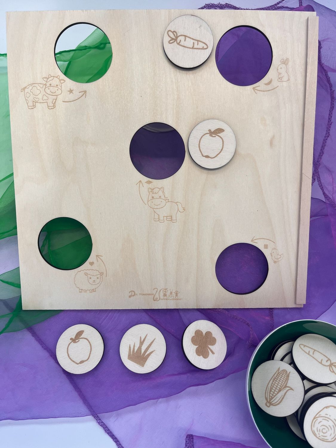 Aktivitätsplatte Bauernhof