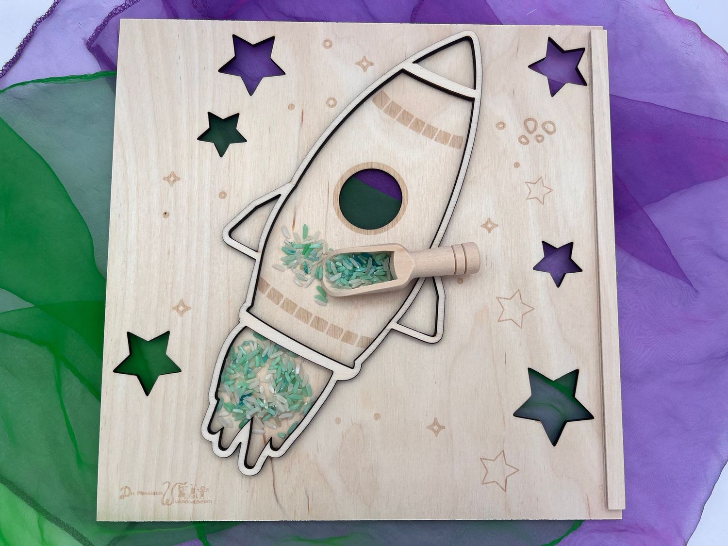 Aktivitätsplatte Raktete