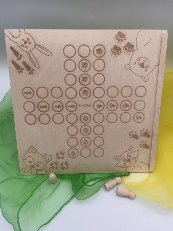 Aktivitätsplatte Waldtierrennen