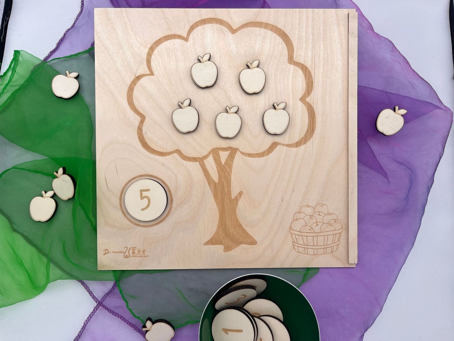 Aktivitätsplatte Apfelbaum