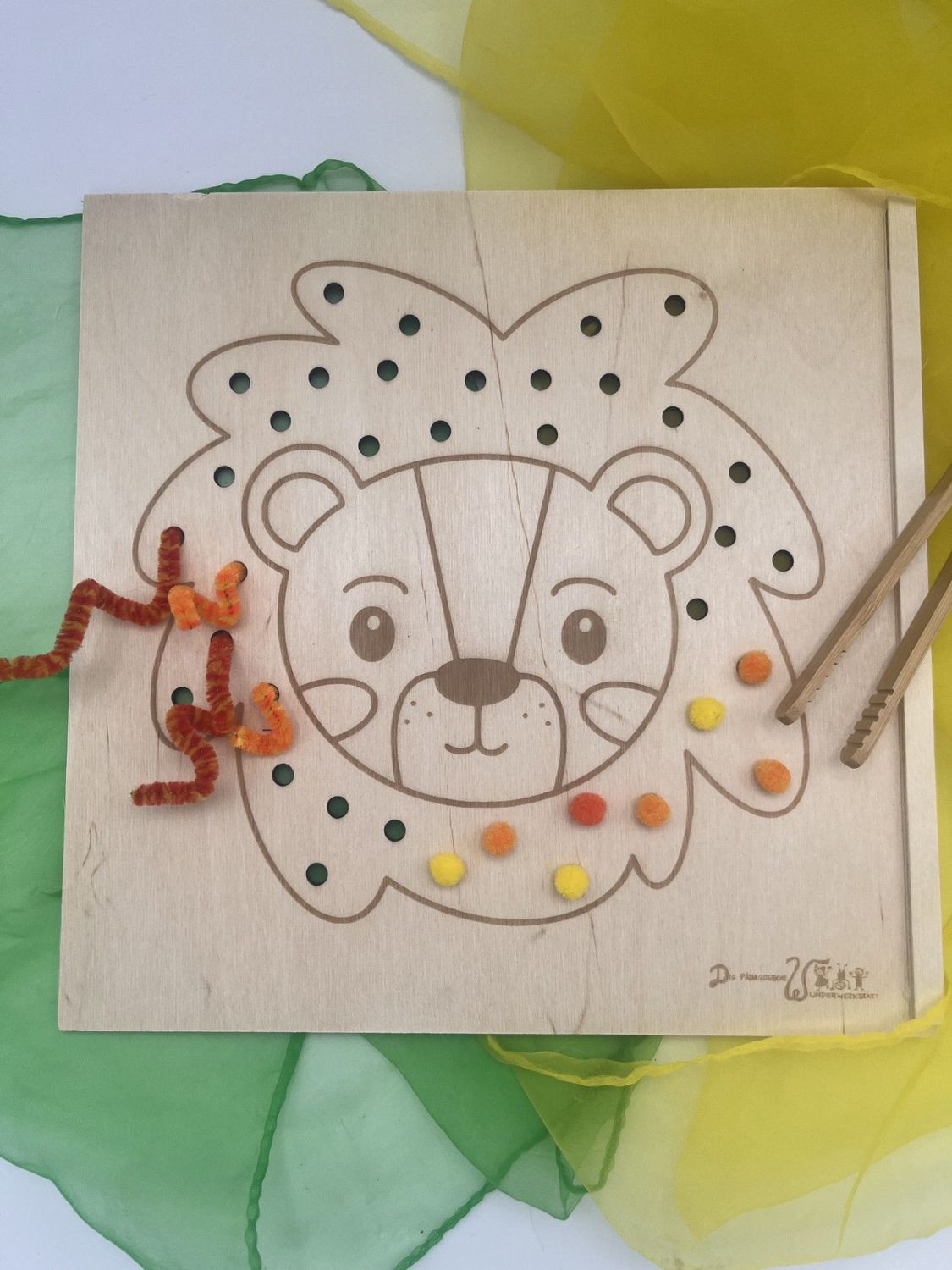 Aktivitätsplatte Löwe