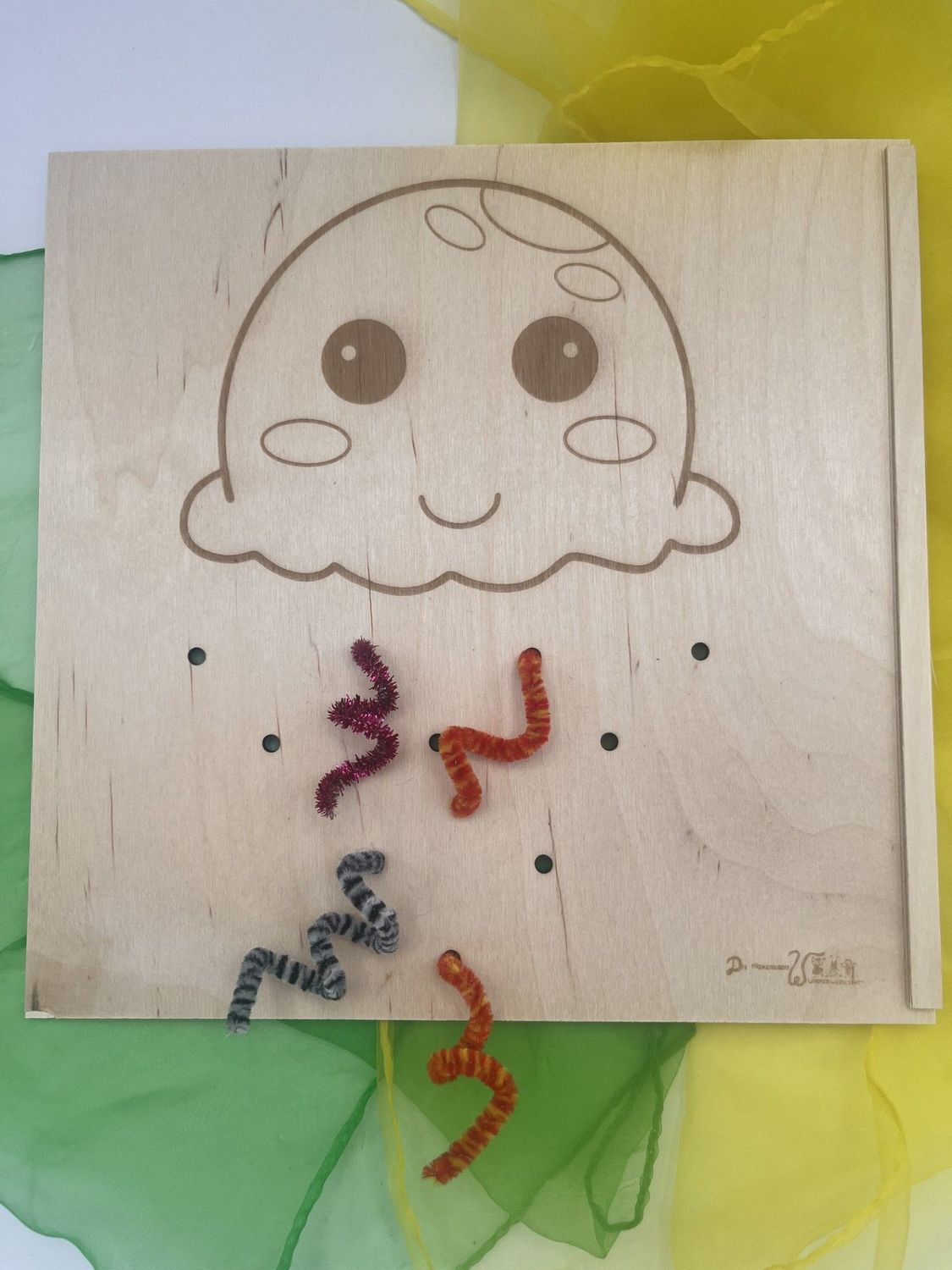 Aktivitätsplatte Qualle