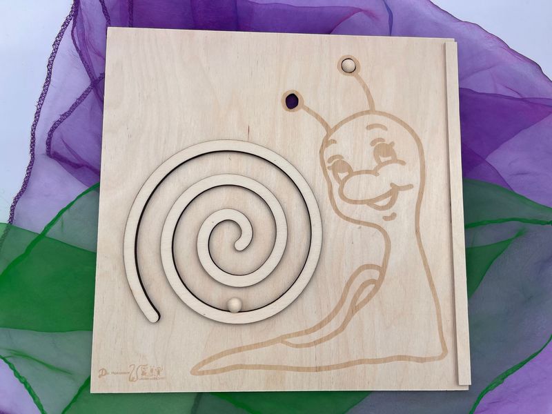 Aktivitätsplatte Schnecke