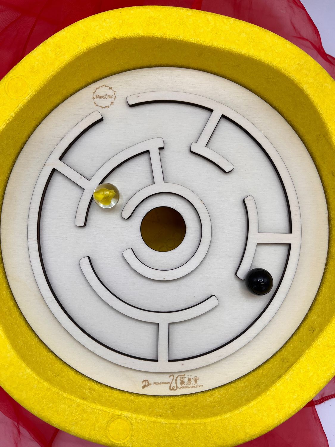 Aktivitätsplatte Labyrinth