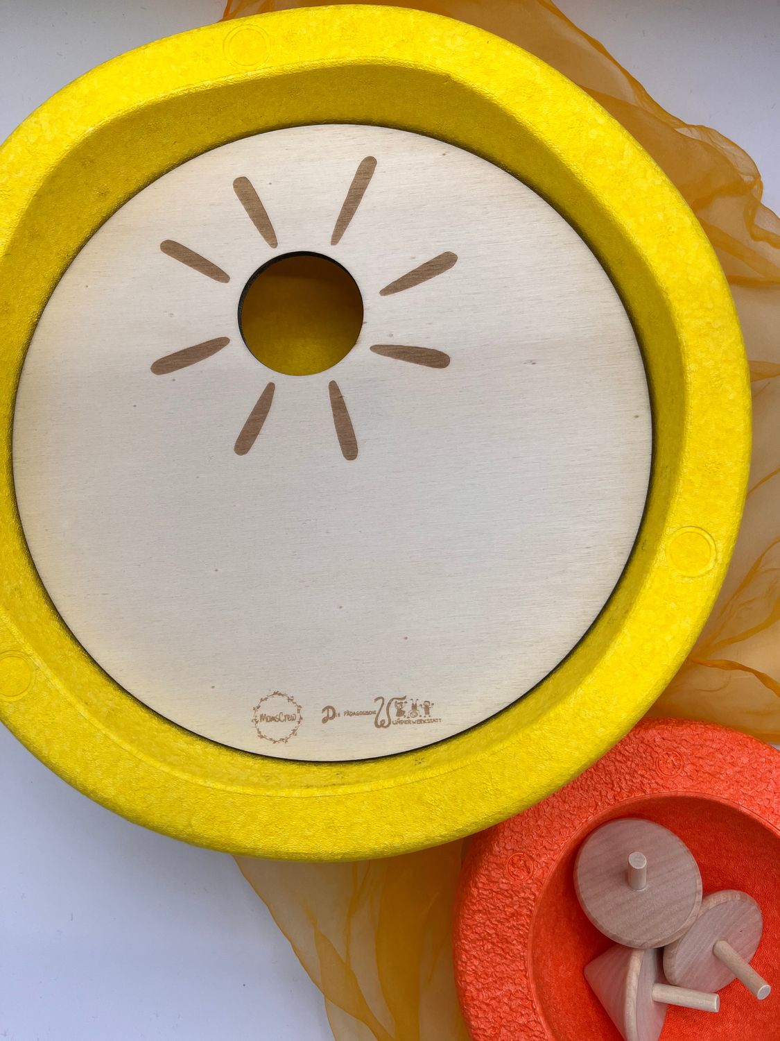 Aktivitätsplatte Sonnenstrahlen