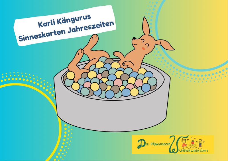 Karli Kängurus Sinneskarten Jahreszeiten