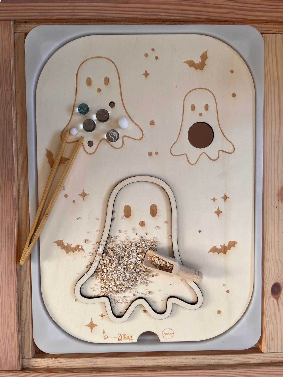 Aktivitätsplatte Geisterparty