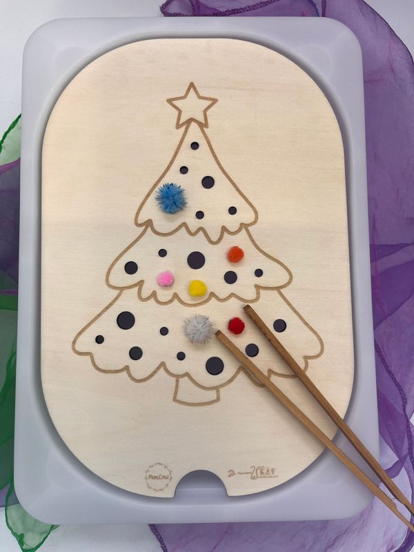 Aktivitätsplatte Weihnachtsbaum