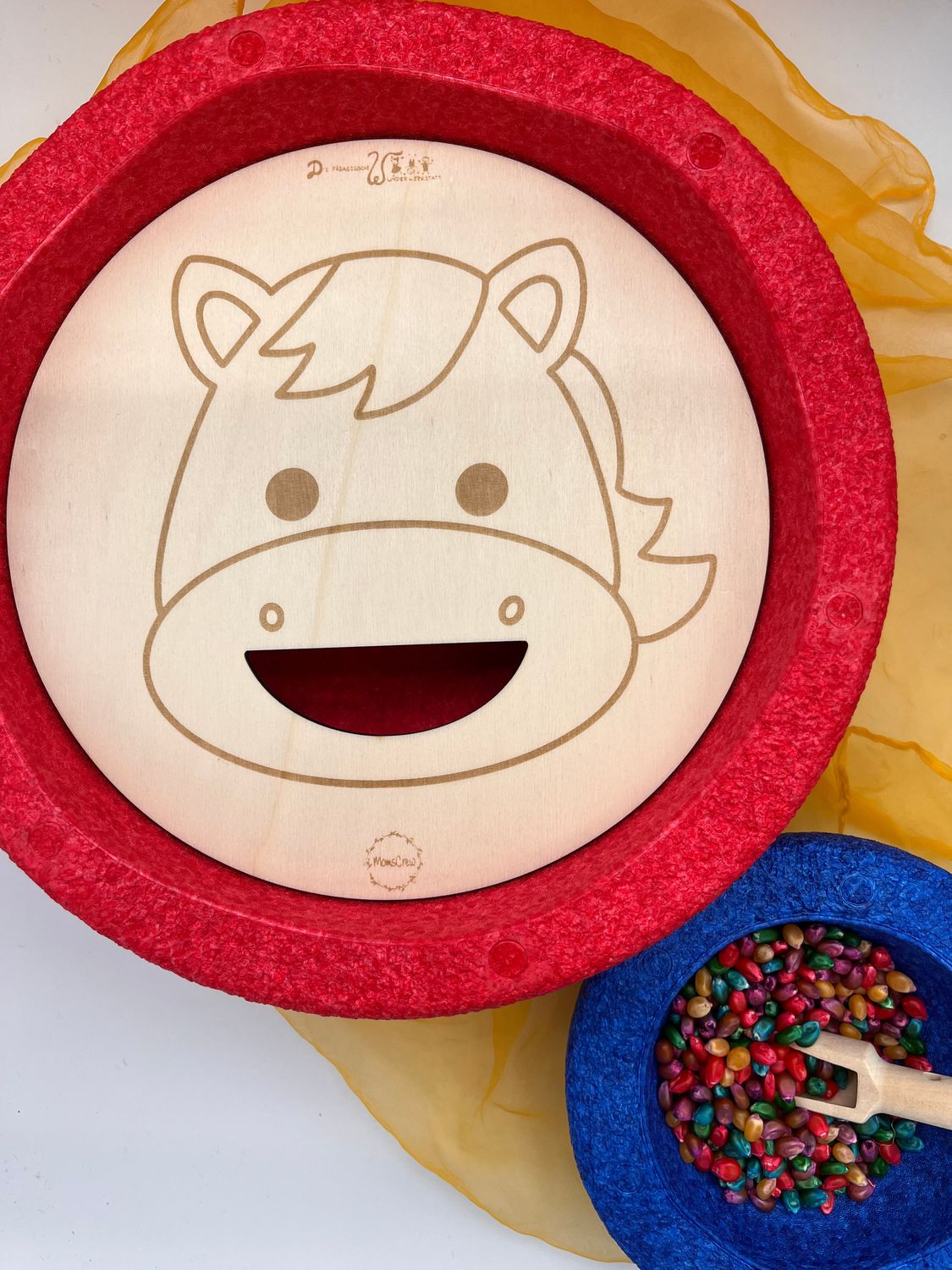 Aktivitätsplatte Tierkopf Pferd