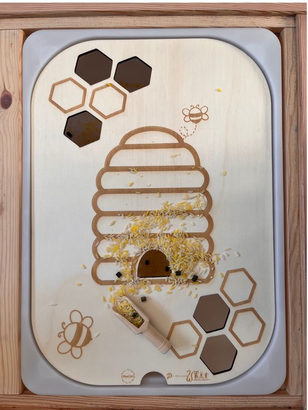 Aktivitätsplatte Bienenstock
