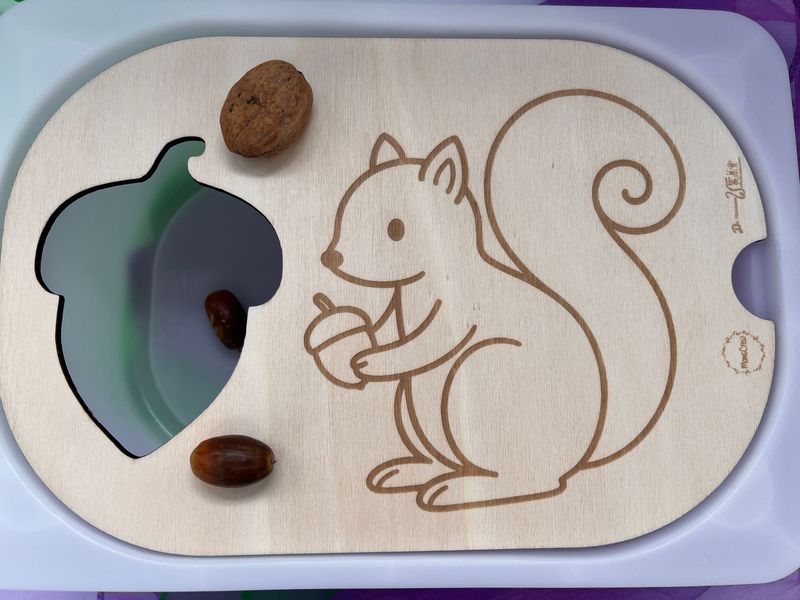 Aktivitätsplatte Eichhörnchen