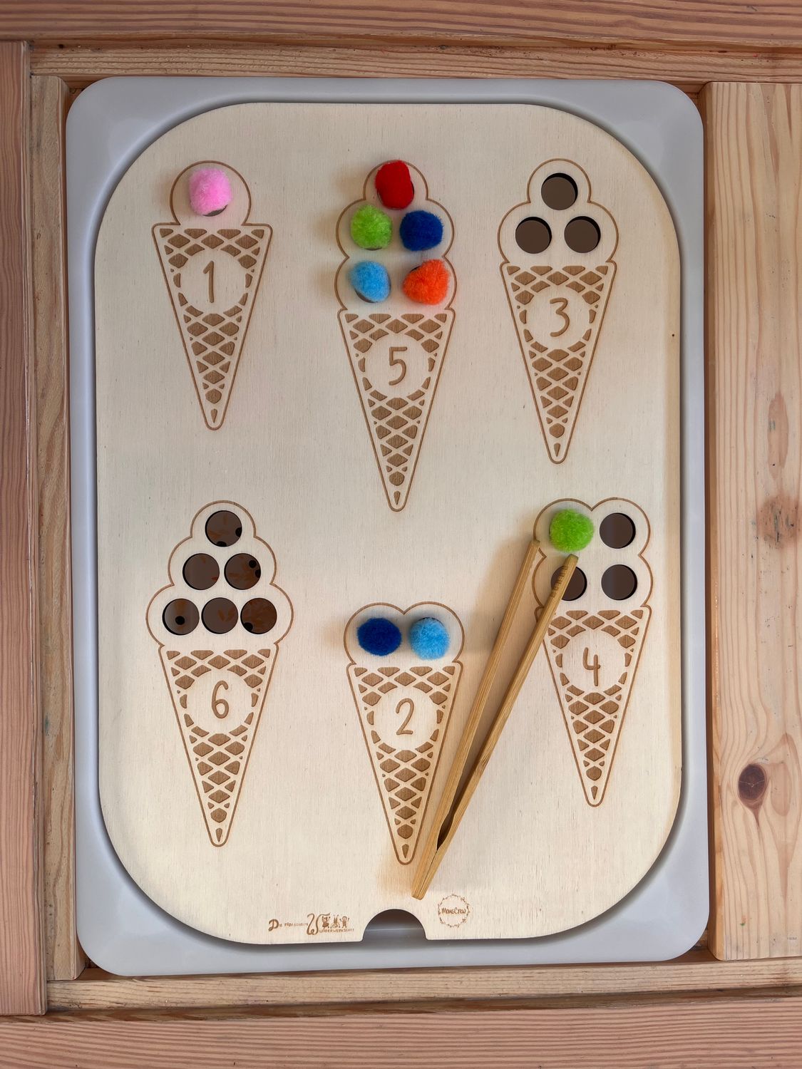 Aktivitätsplatte Eis