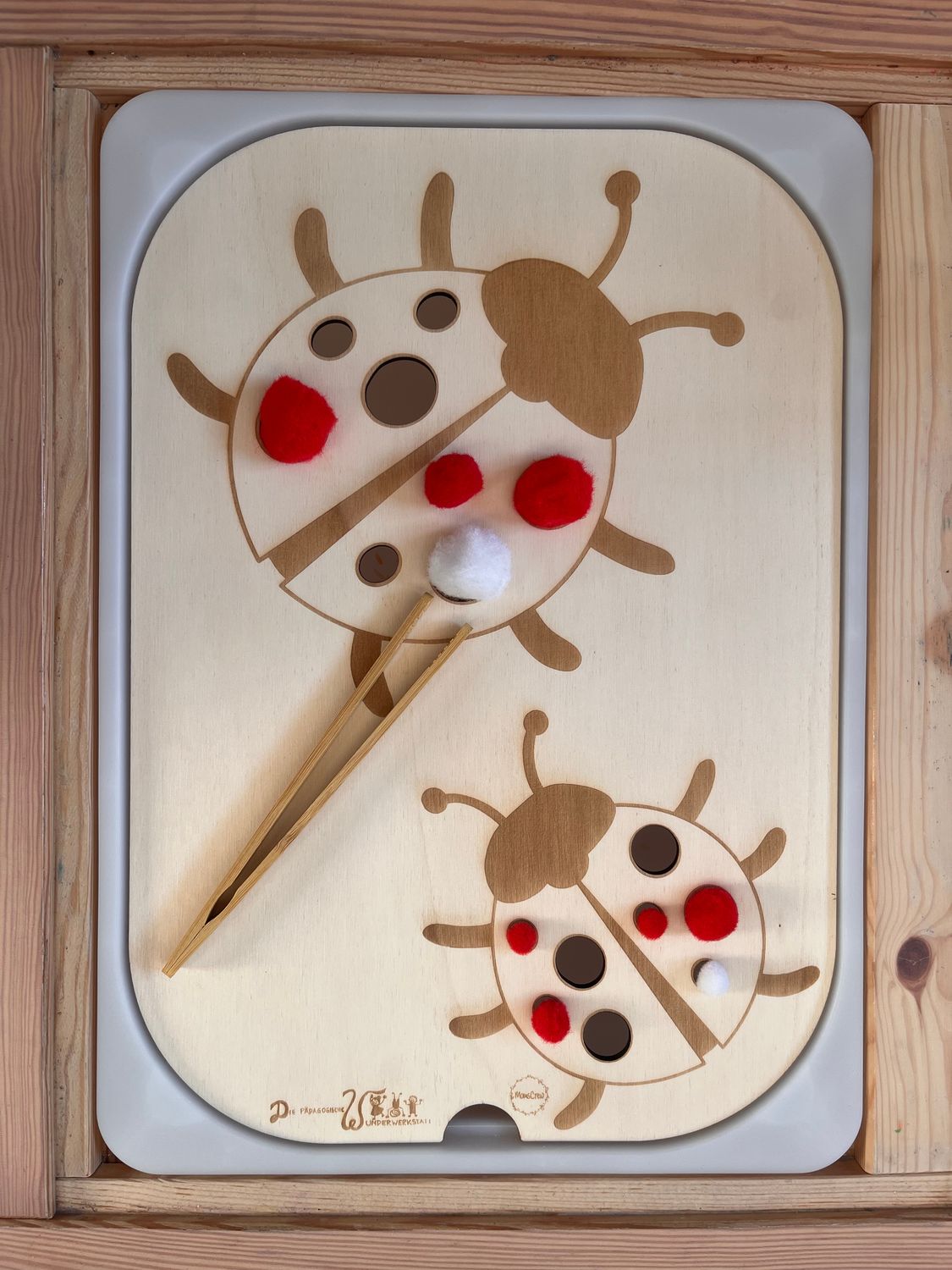 Aktivitätsplatten Marienkäfer