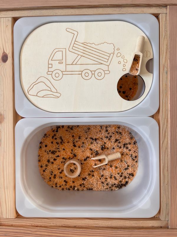 Aktivitätsplatte Bagger klein