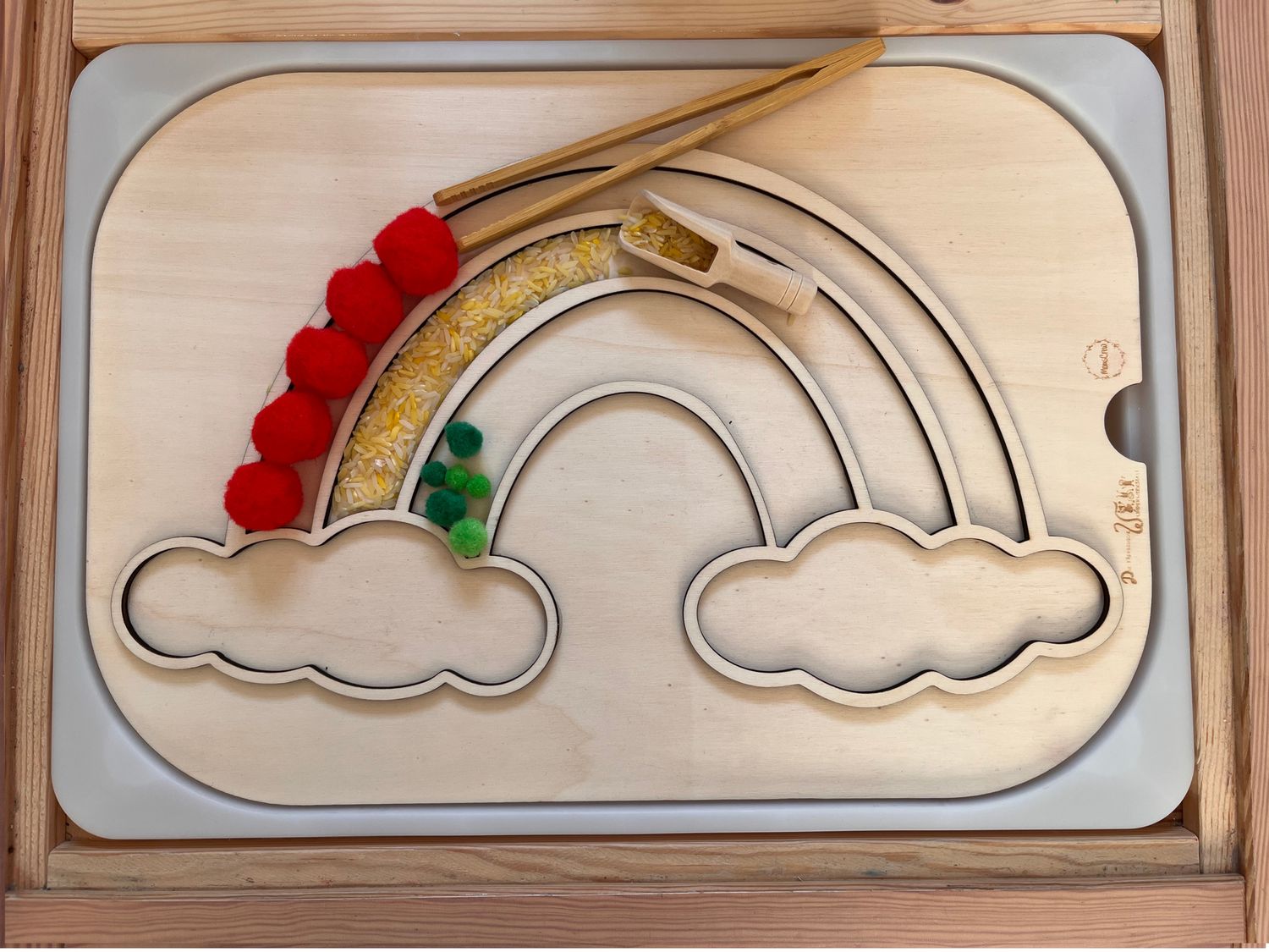 Aktivitätsplatte Regenbogen
