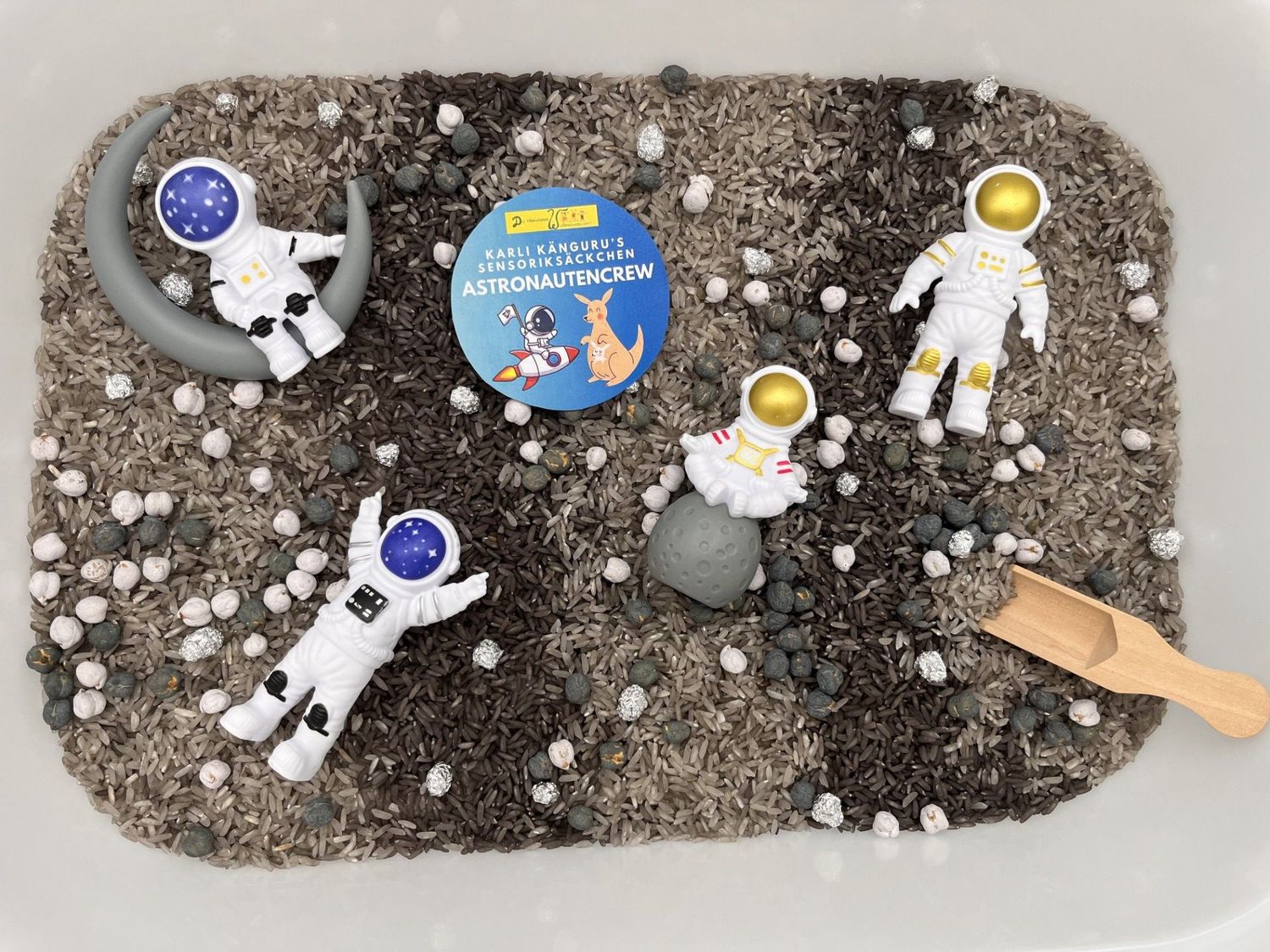 Karli Kängurus Sensoriksäckchen "Astronautencrew"