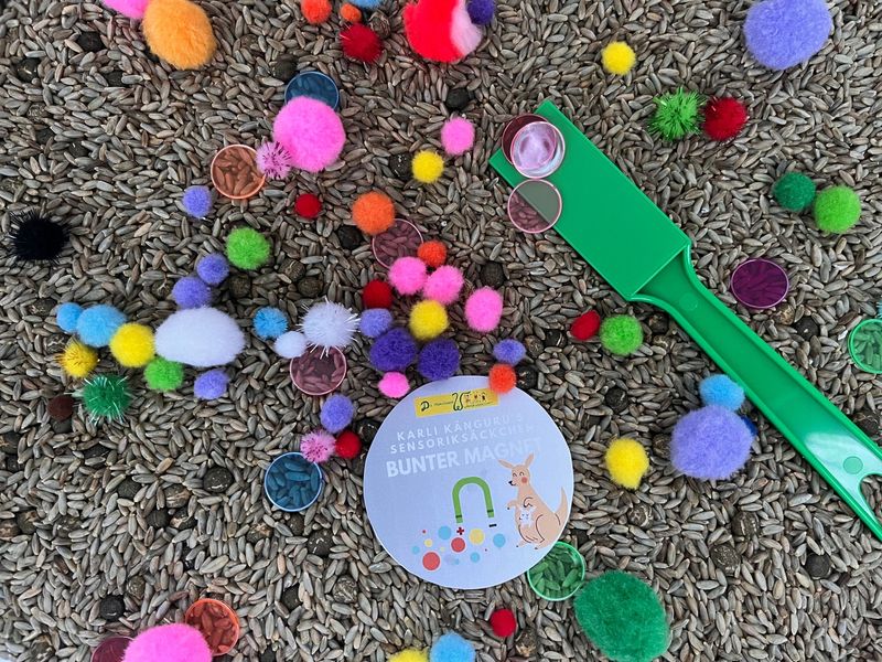 Karli Kängurus Sensoriksäckchen "Bunter Magnet"