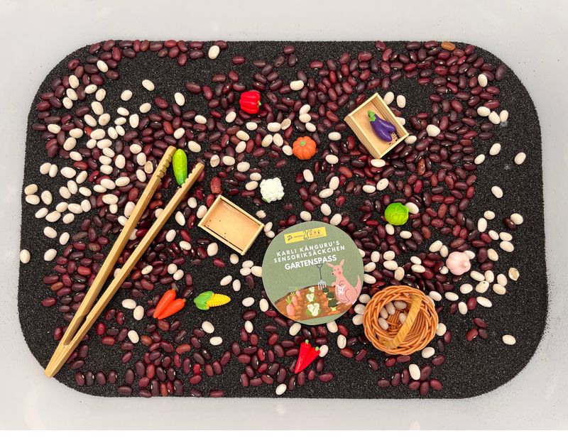Karli Kängurus Sensoriksäckchen "Gartenspass"