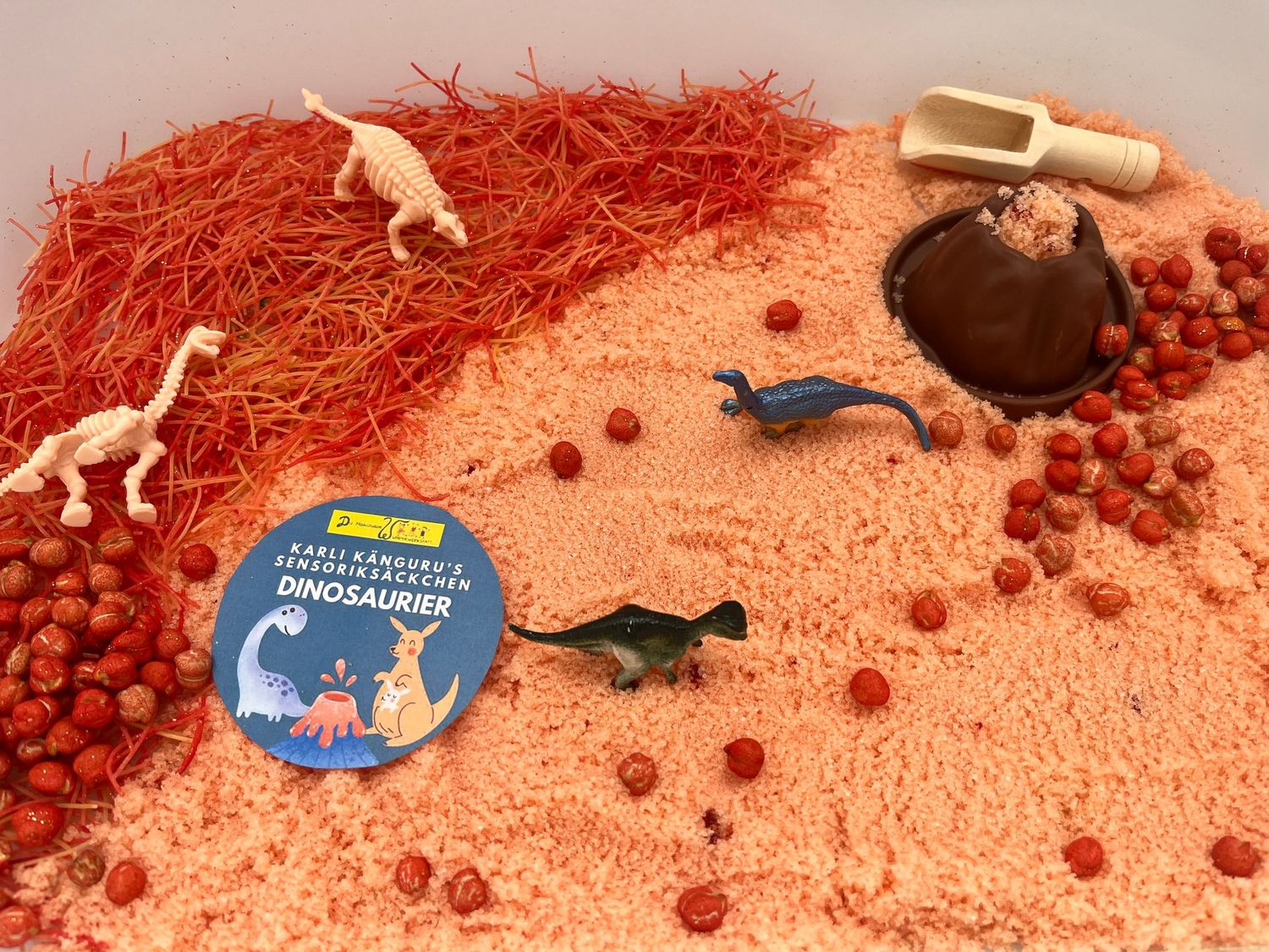 Karli Kängurus Sensoriksäckchen "Dinosaurier"