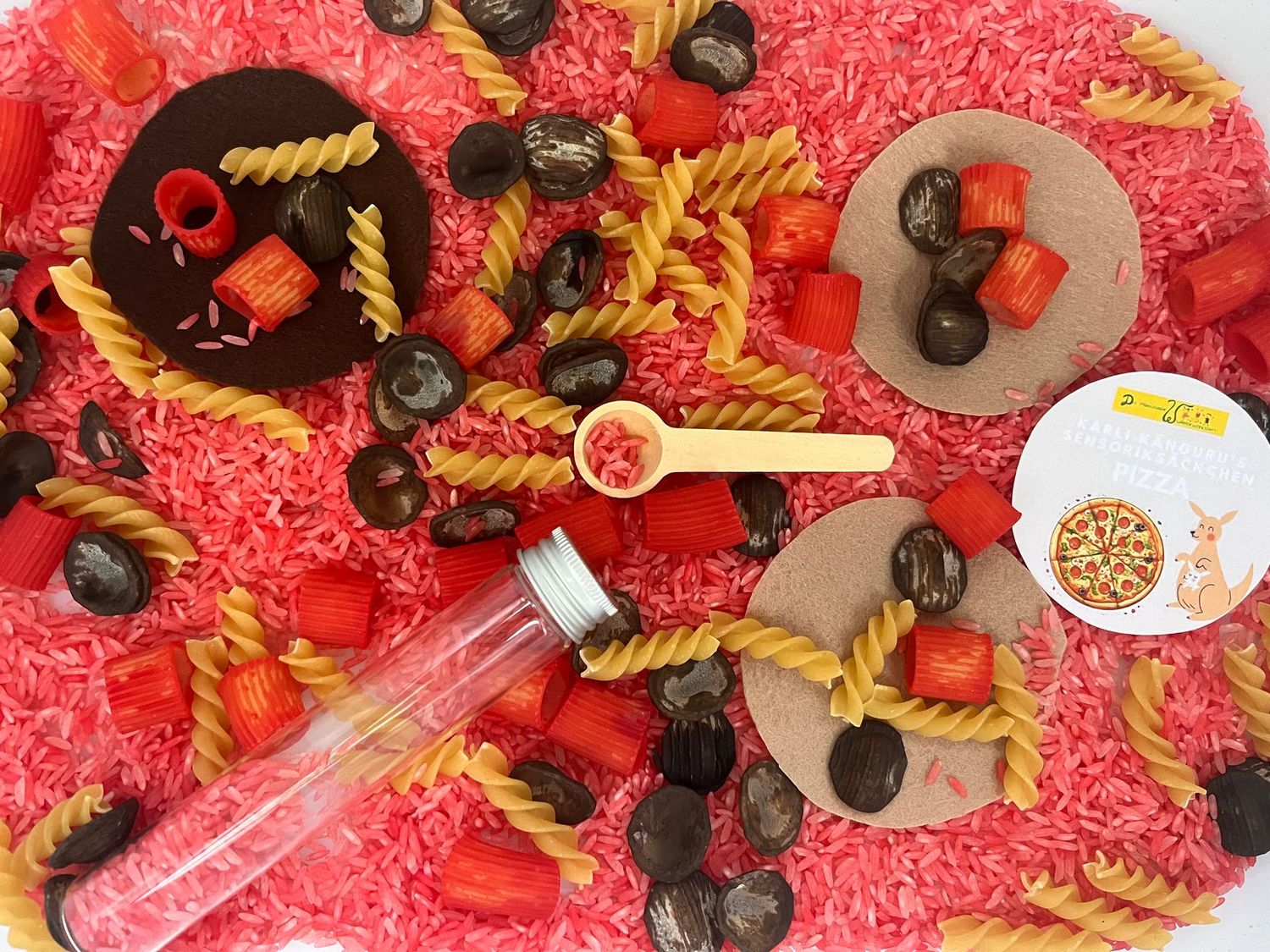 Karli Kängurus Sensoriksäckchen Karli Kängurus Sensoriksäckchen "Pizza"