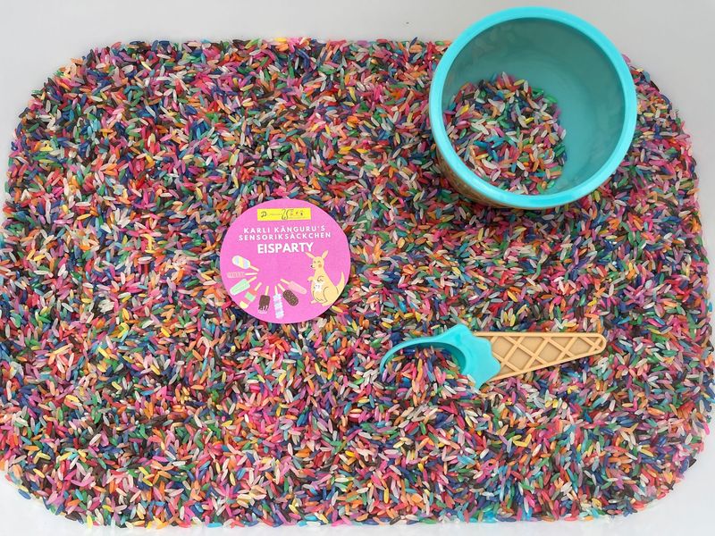 Karli Kängurus Sensoriksäckchen "Eisparty"