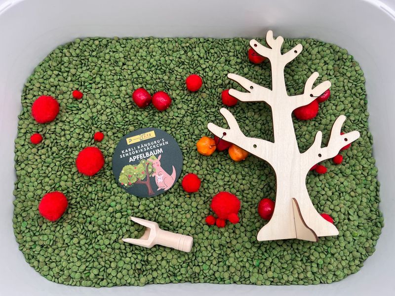 Karli Kängurus Sensoriksäckchen "Apfelbaum"