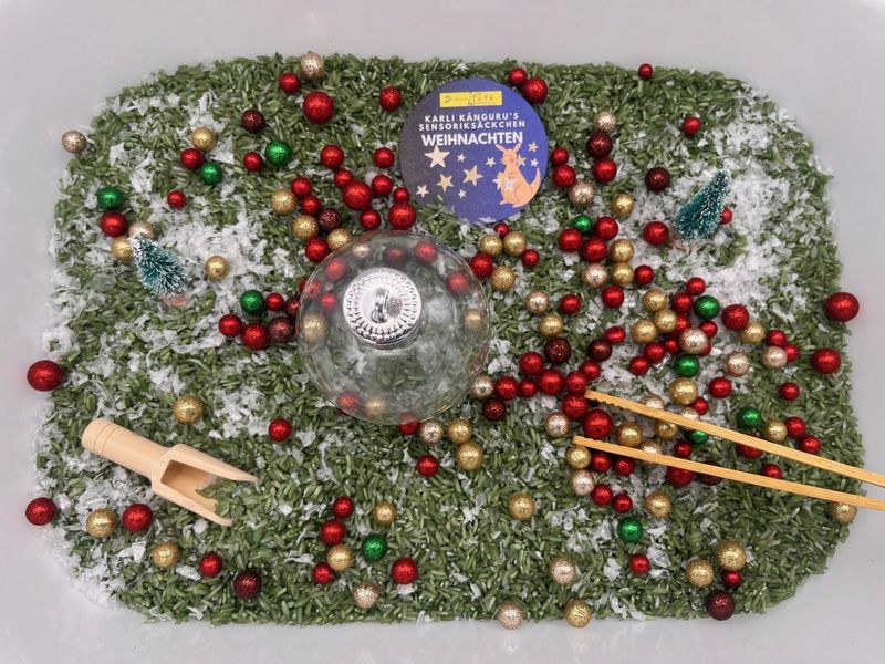 Karli Kängurus Sensoriksäckchen "Weihnachten"