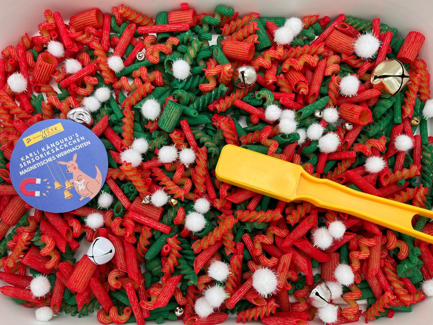 Karli Kängurus Sensoriksäckchen "Magnetisches Weihnachten"