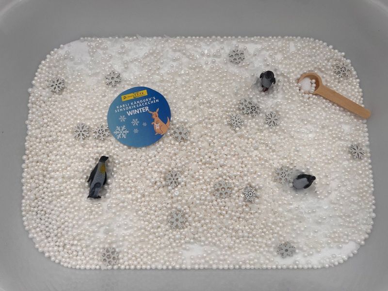 Karli Kängurus Sensoriksäckchen "Winter"