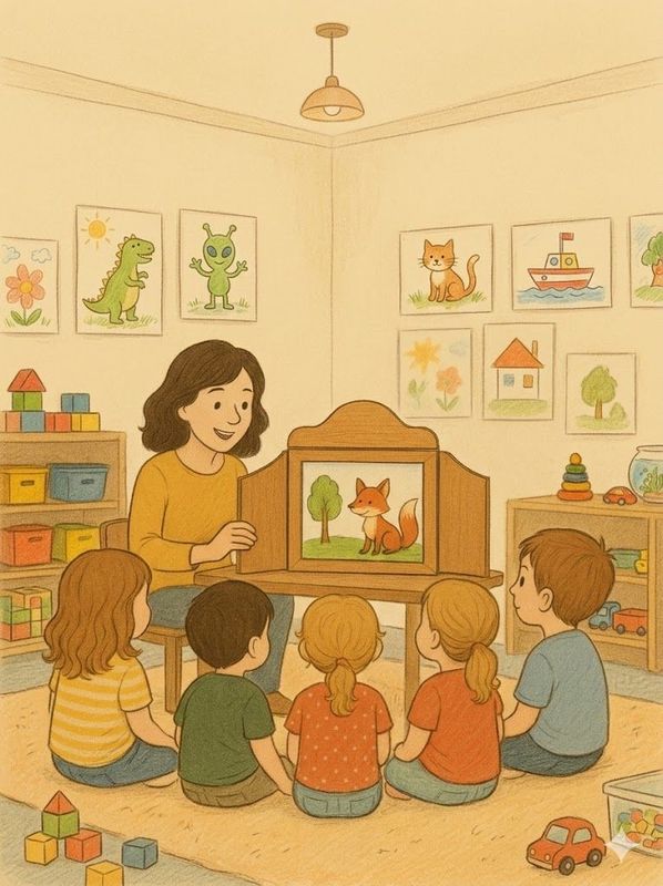 Vorhang auf! Die Magie des Erzähltheaters (Kamishibai) entdecken (3 UE)