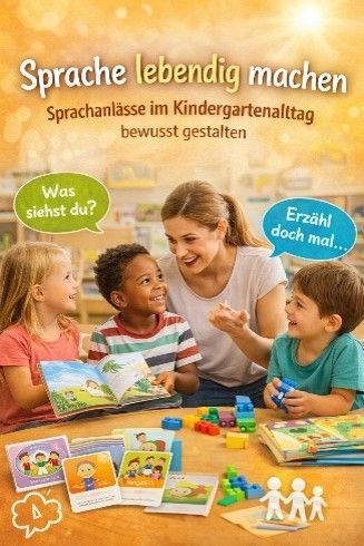 Sprache lebendig machen – Sprachanlässe im Kindergartenalltag bewusst gestalten (2UE)