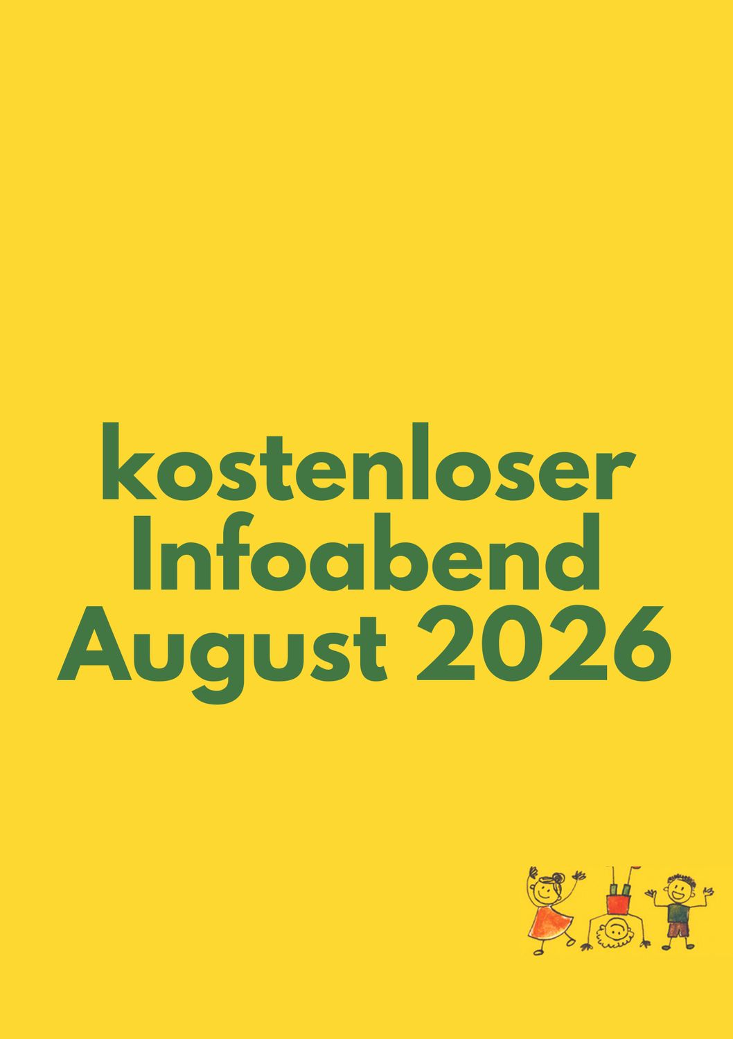 kostenloser Infoabend August 2026 kostenloser Infoabend August 2026