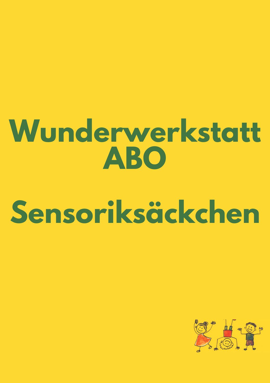 Wunderwerkstatt ABO-Sensoriksäckchen Wunderwerkstatt ABO-Sensoriksäckchen