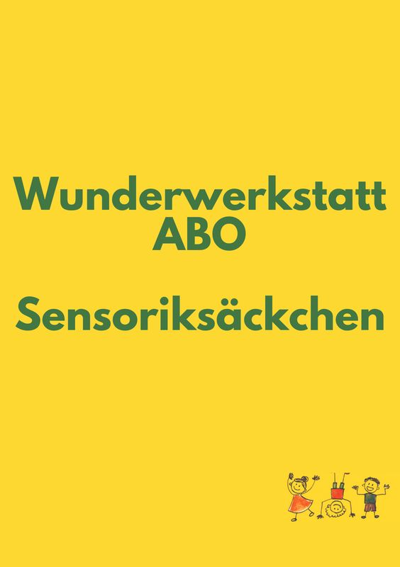 Wunderwerkstatt ABO-Sensoriksäckchen Wunderwerkstatt ABO-Sensoriksäckchen