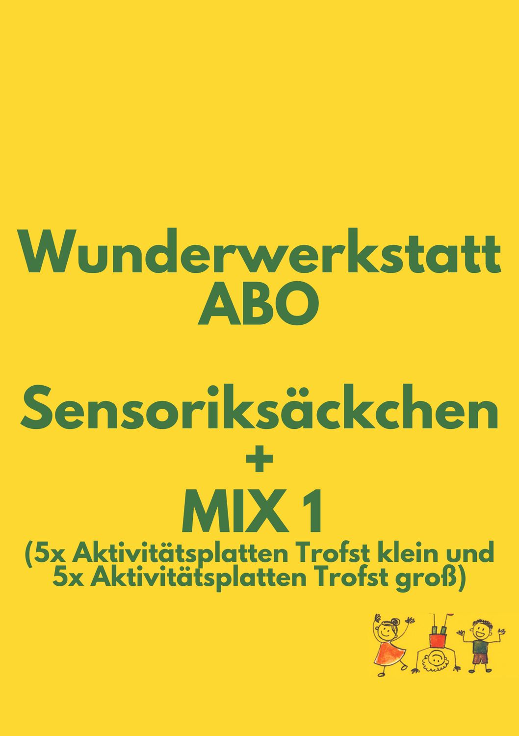 Wunderwerkstatt ABO-Sensoriksäckchen und Aktivitätsplatten für Trofast groß und klein
