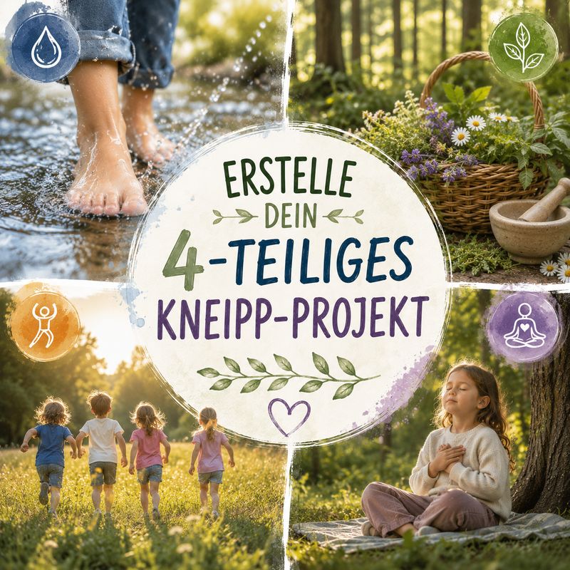 So gestaltest du dein 4- teiliges Kneipp Projekt (2UE) So gestaltest du dein 4- teiliges Kneipp Projekt (2UE)