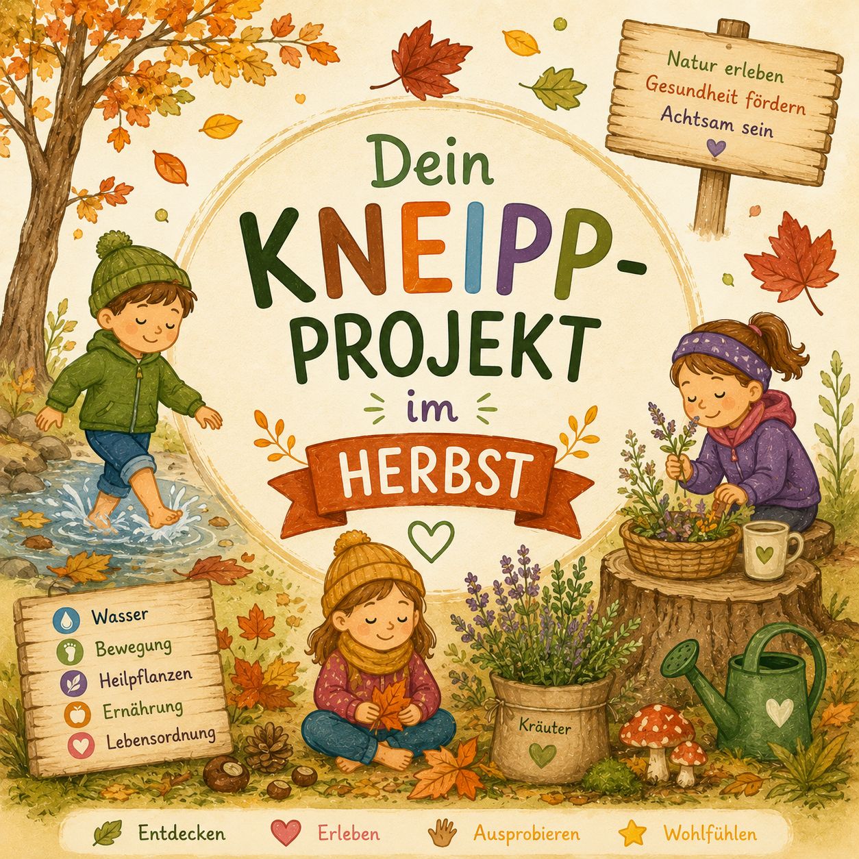 ​Dein Kneippprojekt - im Herbst (2UE)