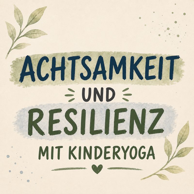 Achtsamkeit und Resilienz mit Kinderyoga (2UE) Achtsamkeit und Resilienz mit Kinderyoga (2UE)