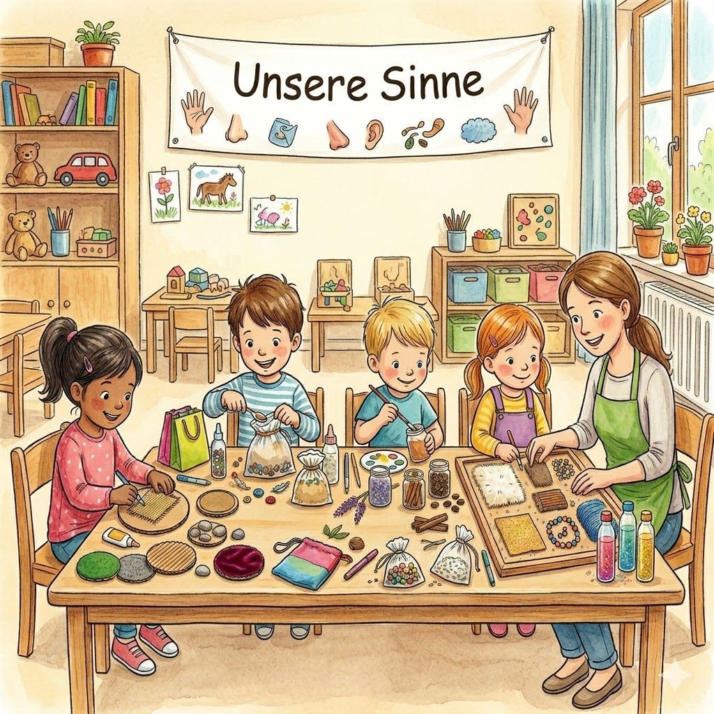 Mit allen Sinnen die Welt begreifen – Sinnesmaterial herstellen (3 UE) Mit allen Sinnen die Welt begreifen – Sinnesmaterial herstellen (3 UE)