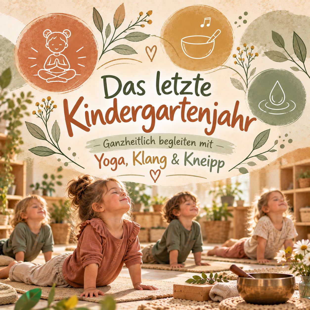 Das letzte Kindergartenjahr – Ganzheitlich begleiten mit Yoga, Klang & Kneipp (2UE) Das letzte Kindergartenjahr – Ganzheitlich begleiten mit Yoga, Klang & Kneipp (2UE)