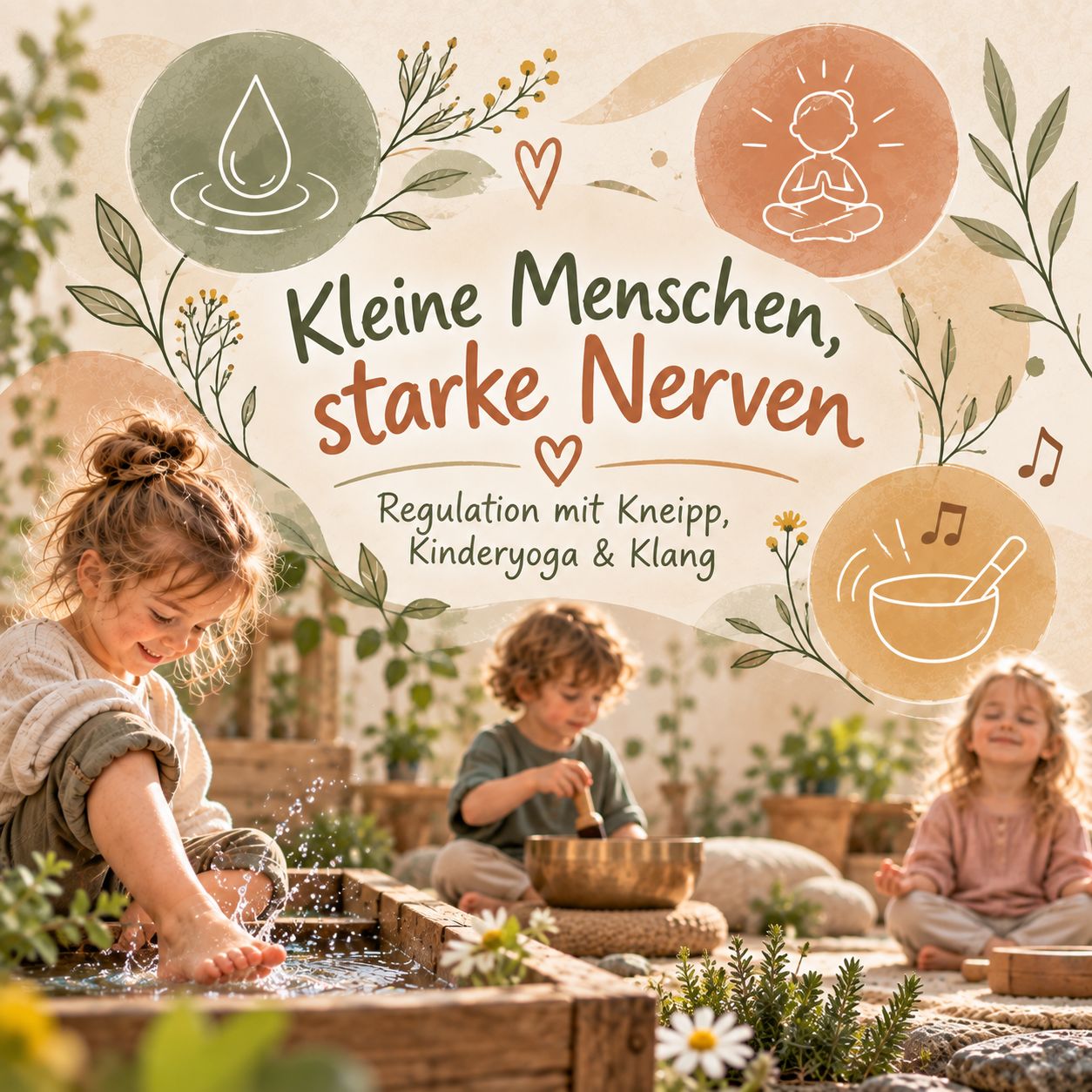 Kleine Menschen, starke Nerven – Regulation mit Kneipp, Kinderyoga & Klang (2UE) Kleine Menschen, starke Nerven – Regulation mit Kneipp, Kinderyoga & Klang (2UE)