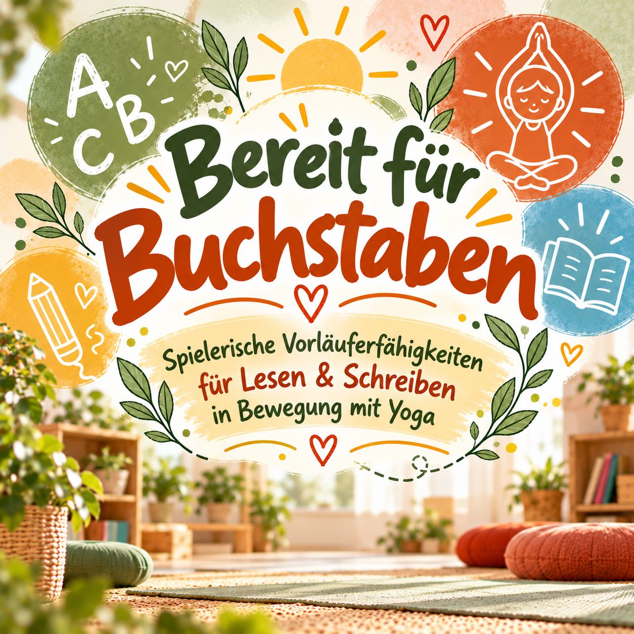 Bereit für Buchstaben – Spielerische Vorläuferfähigkeiten für Lesen & Schreiben in Bewegung mit Yoga (2UE)