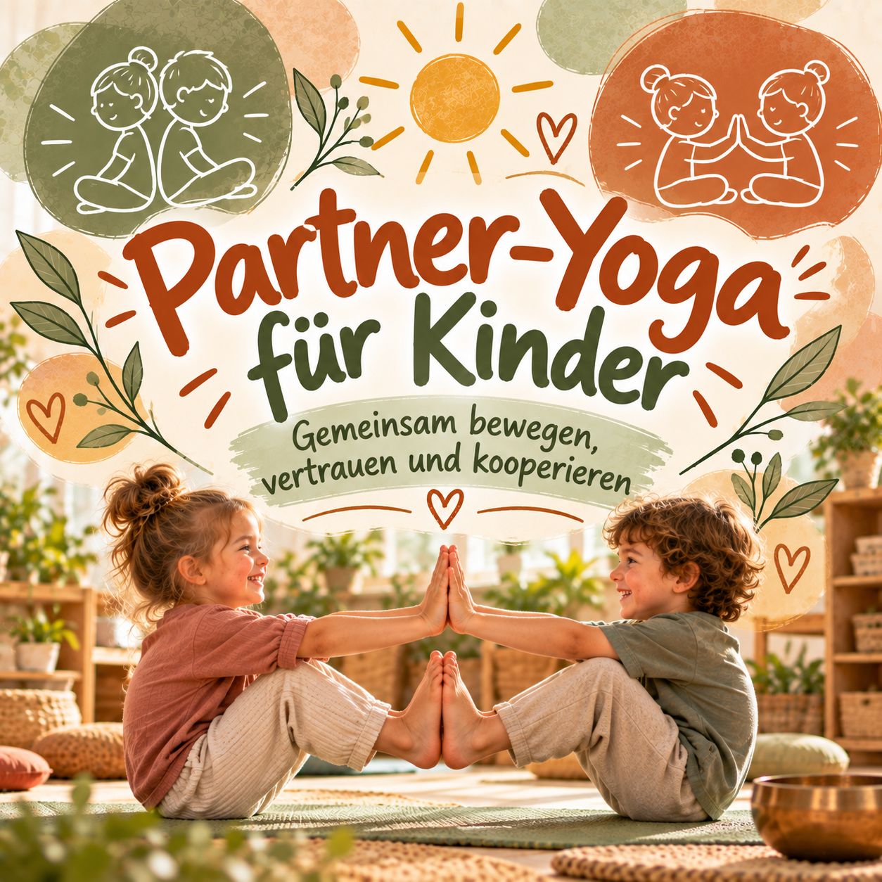 Partner-Yoga für Kinder – Gemeinsam bewegen, vertrauen und kooperieren (2UE)