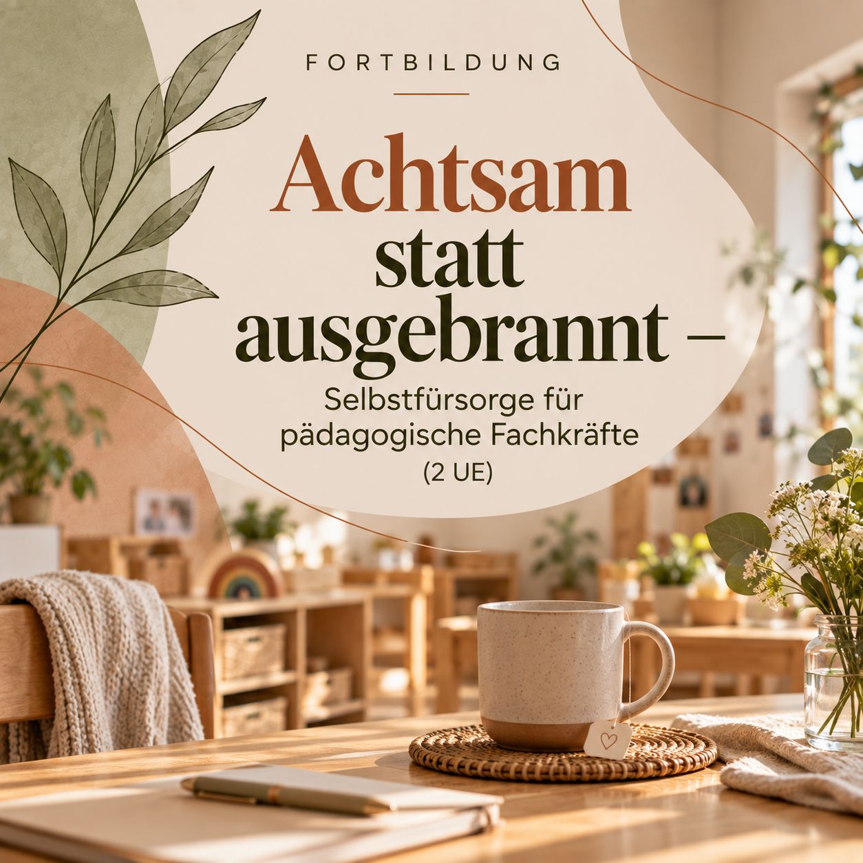 Achtsam statt ausgebrannt – Selbstfürsorge für pädagogische Fachkräfte (2UE)