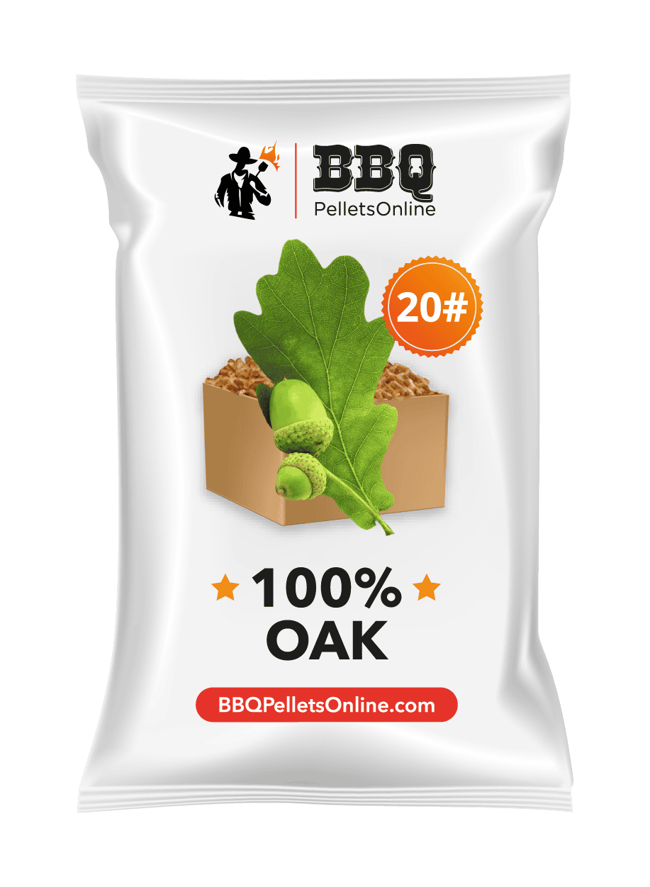 40 Pounds 100% Oak BBQ Pellets